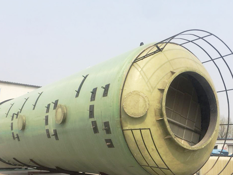 玻璃鋼脫硫塔的結(jié)構(gòu)原理